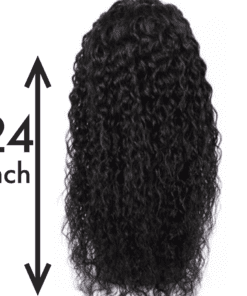 24 inch water wave wig curly long black4