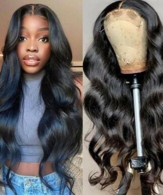 24 inches body waves wig-long black wavy1