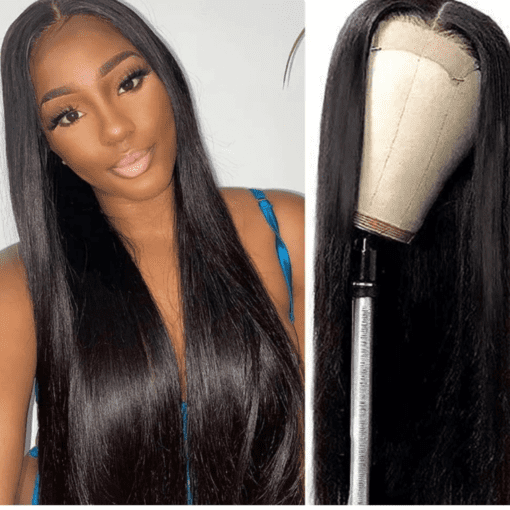 26 inch wig -straight long black(1)