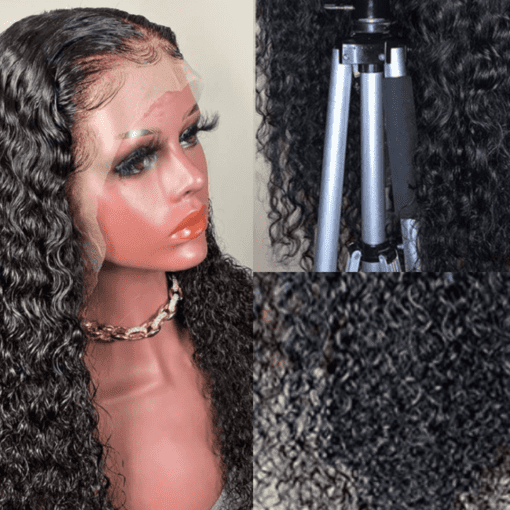 30 inch curly wig-curly long black(2)
