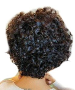 3b curly hair short black 4