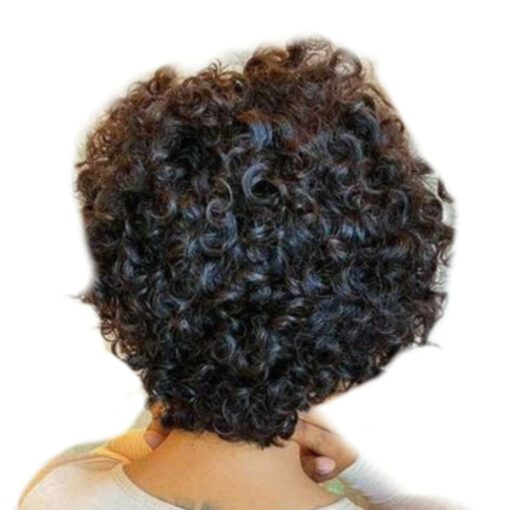 3b curly hair short black 4