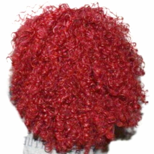 4c hair wig-red curly4