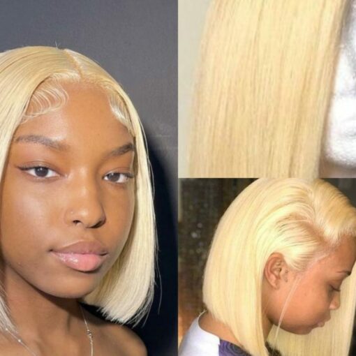 90s bob wig-blonde straight2