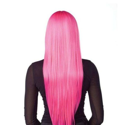 Neon Pink Wig 4