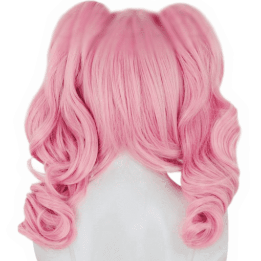 Pink Pigtail Wig 4