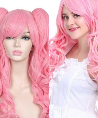 Pink Pigtail Wig1