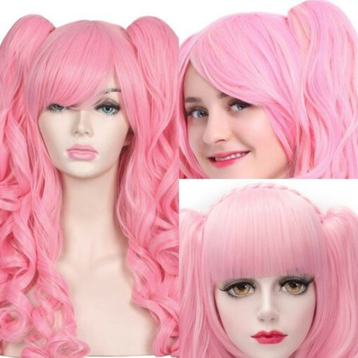 Pink Pigtail Wig3