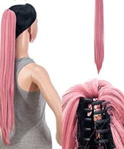 Pink Ponytail Wig2