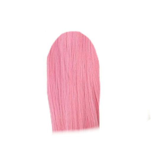 Pink Wig with Bangs 4