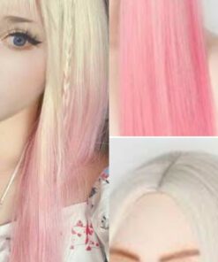 Pink and White Wig3