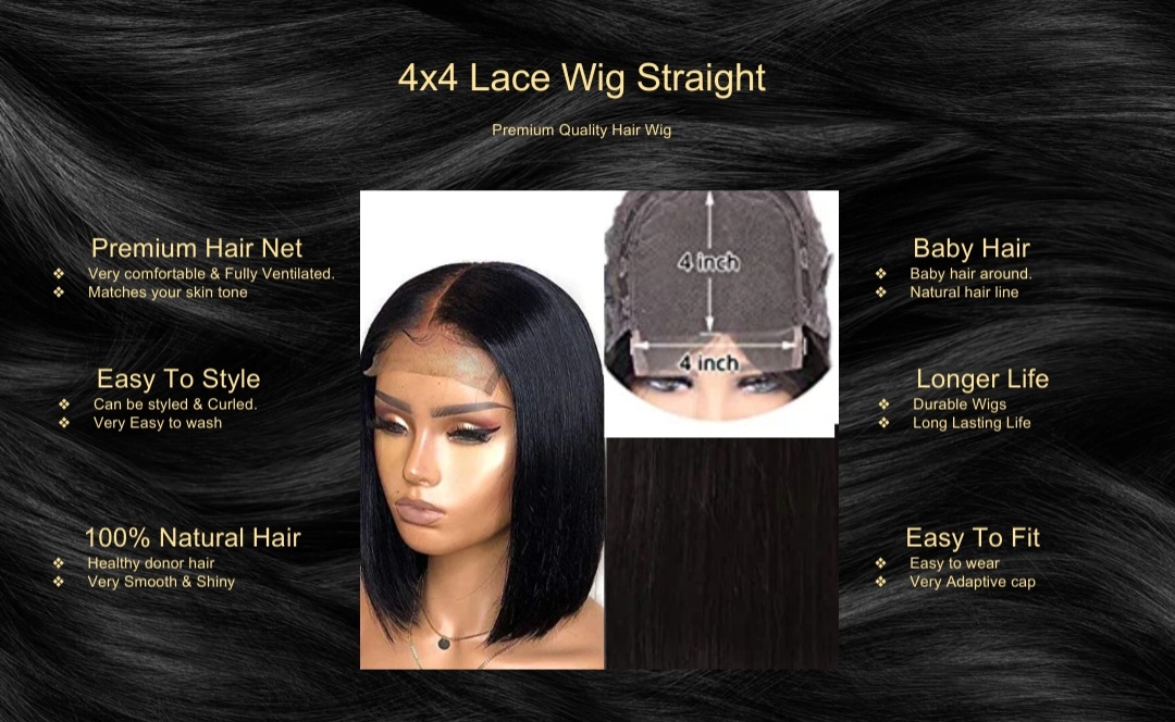 4x4 Lace Wig Straight