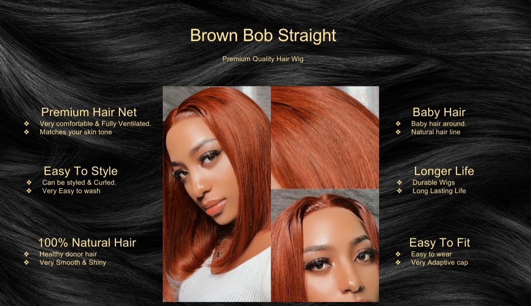 Brown Bob Straight