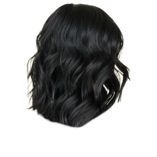 Wavy black bob 4