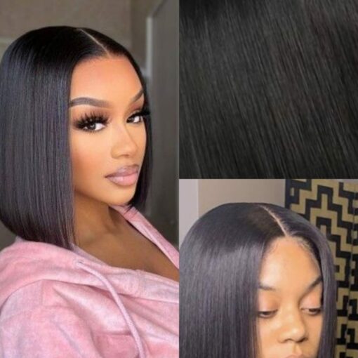 a line bob wig-straight black3