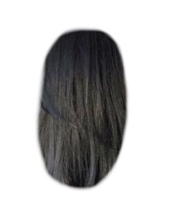 black hair with bleached bangs 4