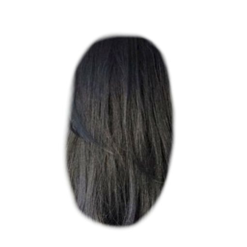 black hair with bleached bangs 4