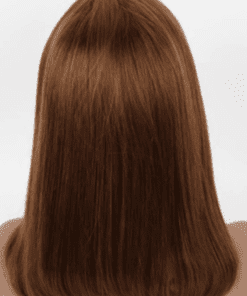 blunt dark brown wig straight medium2