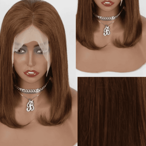 blunt dark brown wig-straight medium(4)