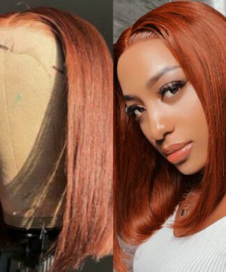 brown Bob wig-straight1