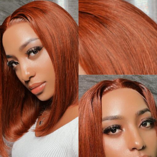 brown Bob wig-straight3