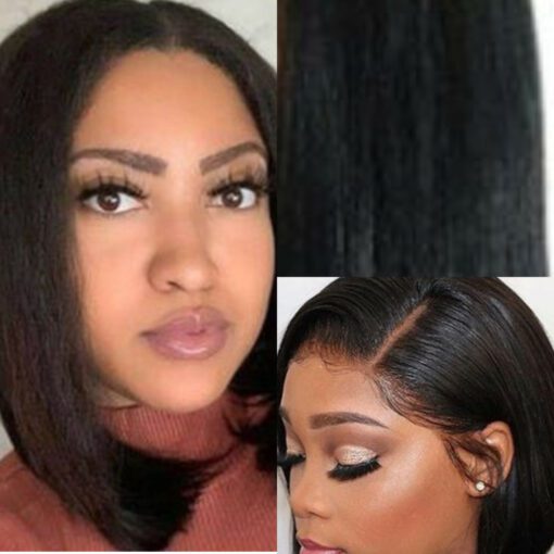 straight hair Bob-straight black2