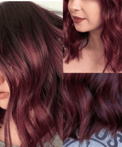 curly hair lob burgundy medium3