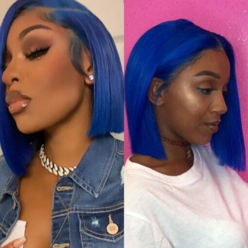 deep side part bob-blue straight1