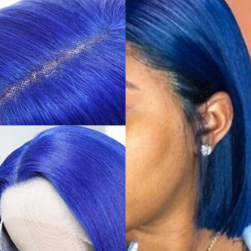 deep side part bob-blue straight3