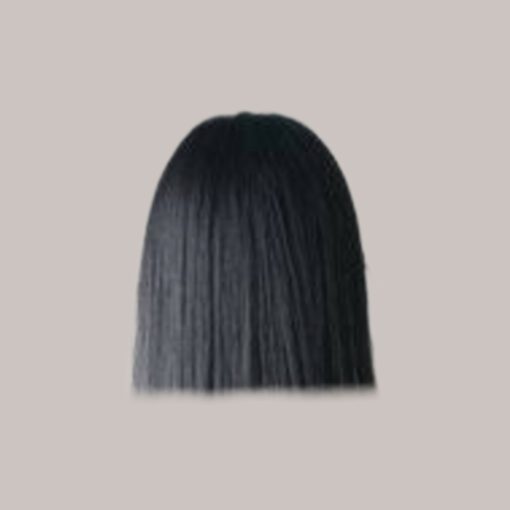 edgy black Bob wig-straight4