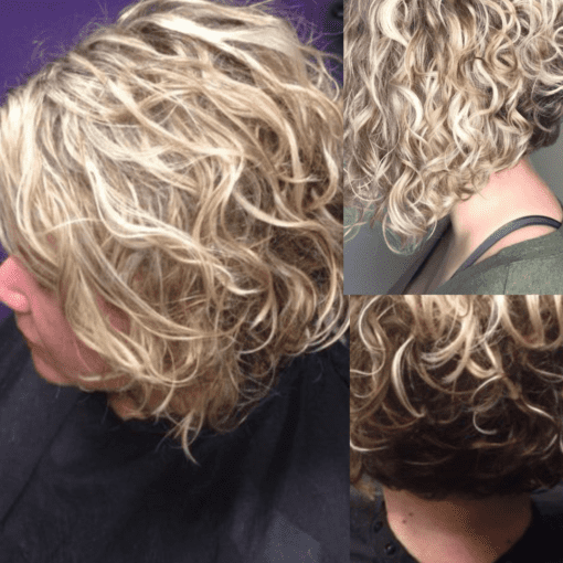 inverted bob with curls blonde 2 1