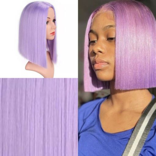lavender bob wig-straight2