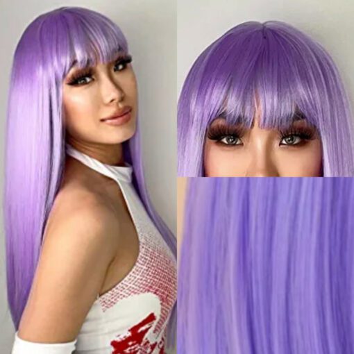purple wig with bangs2