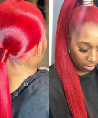 red ponytail wig1