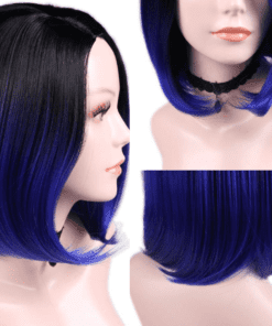 short ombre wig straight long3