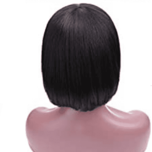 sliced bob with bangs-short black straight(4)