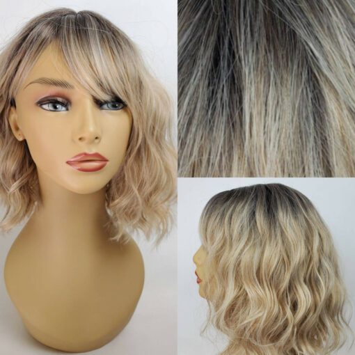 wavy bob with side bangs-blonde wavy2