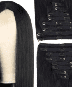 BlackclipinHairextensionsforblackwomen longstrai 3