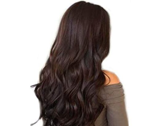 bellami clip in extension Long wavy brown 4
