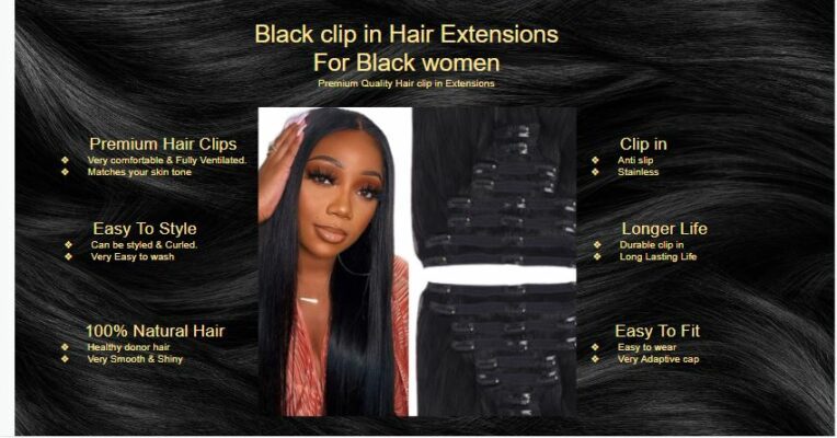 black clip in hair extention for black women long straight5 black clip in hair extention for black women long straight5