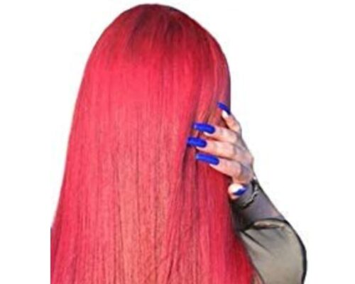 red clip in hair extension-straight-long 4