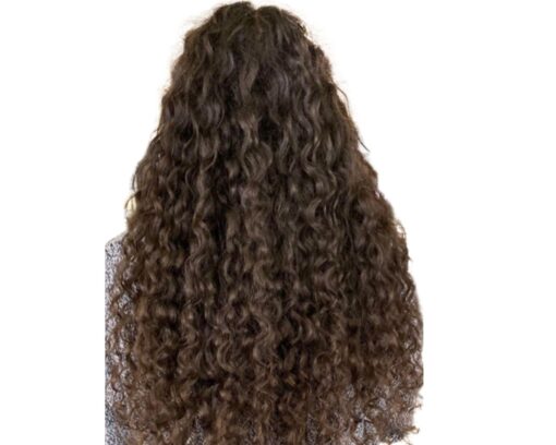 remy clip in hair extension curly long 4