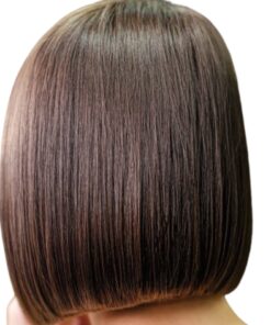 short clip in hair extension brown straight 4