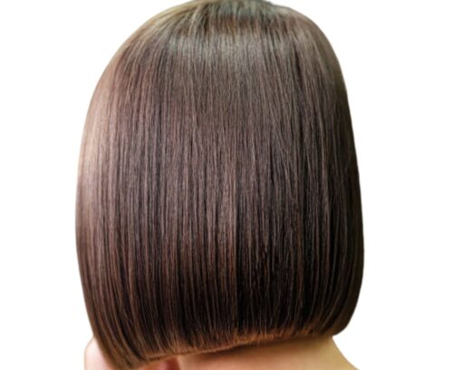 short clip in hair extension brown straight 4