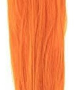 straight clip in hair extensions orange long4