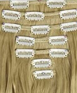 18 inch clip in hair extension blonde body wave long 4