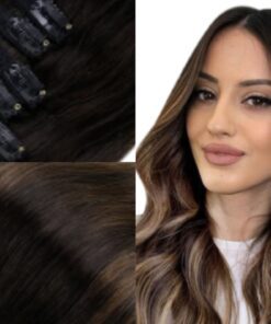 18 inch hair extensions ombre wavy long 1237