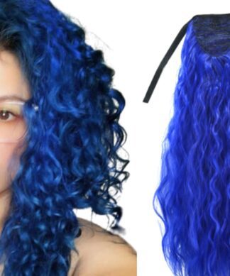 4c ponytail-blue curly long 1