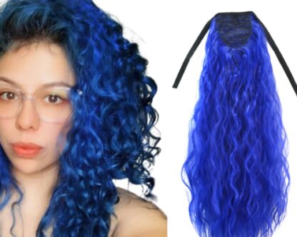 4c ponytail-blue curly long 1