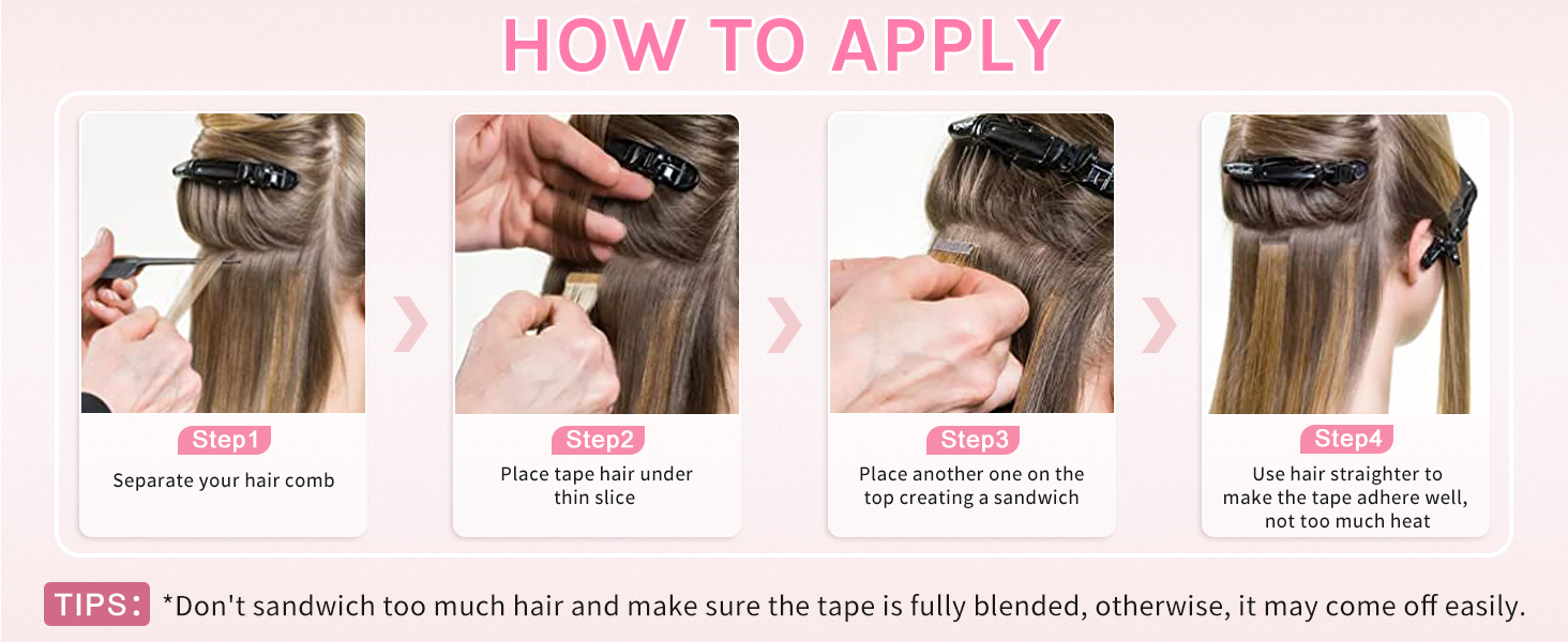 apply tape in extension product page image